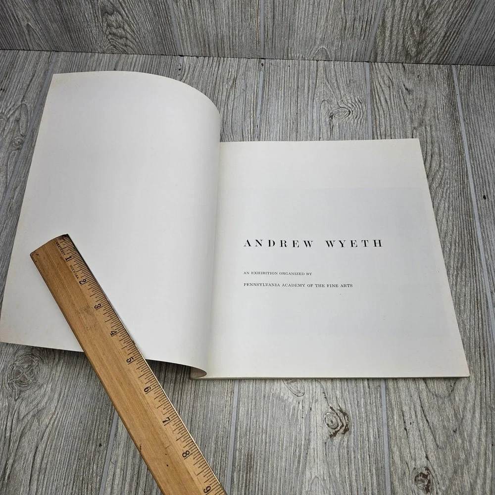 Andrew Wyeth 1966 Exhibition Catalog Abercrombie & Fitch PAFA Vintage‎ Art Book